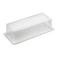 Welcome Home Brands 13 3/4" x 5 15/16" x 3 3/4" Clear PET Rectangular Plastic Medoro Tray Dome Lid - 50/Case