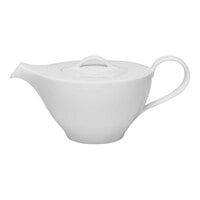 Schonwald Delight 13.5 oz. White Teapot with Lid - 6/Case