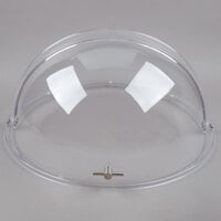 Tablecraft PC2 Round Polycarbonate Roll Top Lid - 19" x 10"