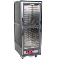 Metro C539-HDC-4-GY C5 3 Series Heated Holding Cabinet with Clear Dutch Doors - Gray