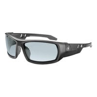 Ergodyne Skullerz ODIN Anti-Scratch Anti-Fog Safety Glasses with Matte Black Frame and Indoor / Outdoor Lenses 50485