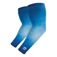 Ergodyne Chill-Its 6695 Blue Sun Protection Arm Sleeves 12196 - Extra Large / 2X