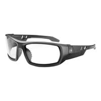Ergodyne Skullerz ODIN Anti-Scratch Anti-Fog Safety Glasses with Matte Black Frame and Clear Lenses 50405