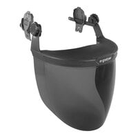 Ergodyne 60244 Skullerz 8994 Smoke Anti-Scratch Anti-Fog Face Shield with Adapter for Skullerz Cap-Style Hard Hats and Safety Helmets