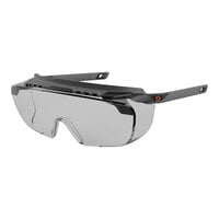 Ergodyne Skullerz OSMIN Anti-Scratch Anti-Fog Over-the-Glass Safety Glasses with Matte Black Frame and Indoor / Outdoor Lenses 55104