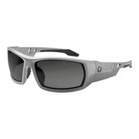 Ergodyne Skullerz ODIN Safety Glasses with Matte Gray Frame and Polarized Smoke Lenses 50131