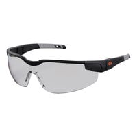 Ergodyne Skullerz DELLENGER Anti-Scratch Anti-Fog Safety Glasses with Matte Black Frame and Indoor / Outdoor Lenses 50068