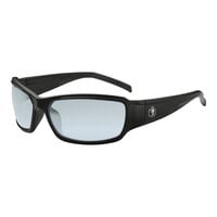 Ergodyne Skullerz THOR Anti-Scratch Anti-Fog Safety Glasses with Matte Black Frame and Indoor / Outdoor Lenses 51085