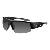 Ergodyne Skullerz DAGR Safety Glasses with Black Frame and Polarized Smoke Lenses 52031