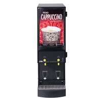 Curtis Cafe Series Primo PC2 Two Station Cappuccino Machine with Two 4 lb. Hoppers and Sign - 120V