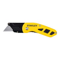 Stanley Yellow / Black Metal Compact Fixed Folding Utility Knife with 1 Heavy-Duty Blade STHT10424