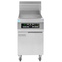 Frymaster 11814G 63 lb. High Production Natural Gas Floor Fryer with SMART4U 3000 Controls - 119,000 BTU
