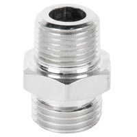 T&S 000545-25M Plated 3/8" NPT Male x 3/4-14 UNS Male Adapter - 4/Case
