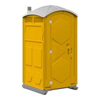 J & J Echo One ET701101X2108 Yellow Portable Restroom - Assembled