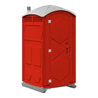 J & J Echo One ET701101X2208 Red Portable Restroom - Assembled