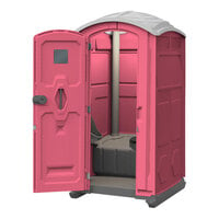 J & J Echo One ET701101X2008 Pink Portable Restroom - Assembled