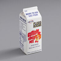 Great Western 1/2 Gallon Carton Pina Colada Cotton Candy Floss Sugar - 6/Case