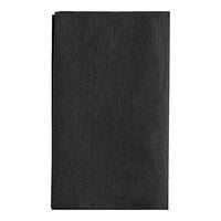 Hoffmaster 180513 Black 15" x 17" 2-Ply Paper Dinner Napkin - 125/Pack