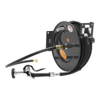 Equip by T&S 5HR-232-01-GH Hose Reel with Garden Hose Adapter and Spray Valve - 35' Hose