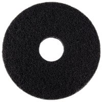 Scrubble by ACS 72-12 Type 72 12" Black Stripping Floor Pad - 5/Case