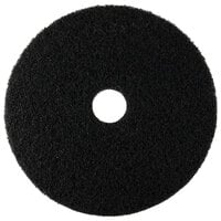 Scrubble by ACS 72-18 Type 72 18" Black Stripping Floor Pad - 5/Case