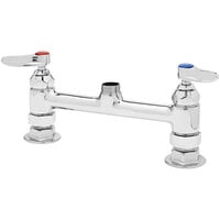 T&S 008963-40 6" Rigid Faucet Base with Eterna Spring Checks for Lever Handles