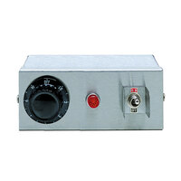 APW Wyott 70402012 Remote Control Box Enclosure for Calrod Strip Warmers (2) Infinite 208V, (1) Toggle 120/240V, (1) Indicator Light