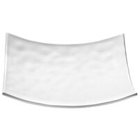 Elite Global Solutions JW10SQRF Zen 9 3/4" White Square Shallow Plate - 6/Case