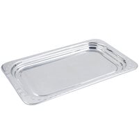 Bon Chef 5607 22" x 14" x 1" Stainless Steel 4.5 Qt. Full Size Rectangular Arches Design Food Pan