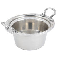 Bon Chef 5650HRSS 10" x 9" x 5" Stainless Steel 2 Qt. Arches Design Casserole with Round Stainless Steel Handles