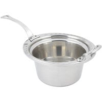 Bon Chef 5650HLSS 10" x 9" x 5" Stainless Steel 2 Qt. Arches Design Casserole Food Pan with Long Stainless Steel Handle
