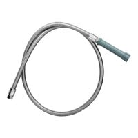 T&S B-0044-H 44" Stainless Steel Flex Hose with Gray Handle