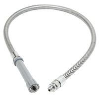 T&S B-0044-HF 44" Stainless Steel Flex Hose with Fisher Adapter