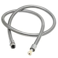 T&S B-0068-H2A 62 1/2" Stainless Steel Flex Hose and Polyurethane Liner