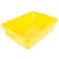 Vollrath 1511-C08 Traex® Color-Mate Yellow Perforated Drain Box - 20" x 15" x 5"