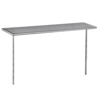 Advance Tabco PT-12-48 Smart Fabrication 12" x 48" Middle Mount Stainless Steel Shelf