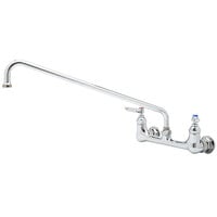 T&S B-0230-CR Wall Mounted Pantry Faucet with 8" Centers, 18" Swing Nozzle, and Cerama Cartridges