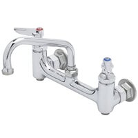 T&S B-0232-CC Wall Mounted Pantry Faucet with 8" Centers, 6" Swing Nozzle, Eterna Cartridges, and CC Connections