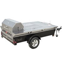 Crown Verity TG-4 69" Tailgate Grill with Beverage Compartments and Sink
