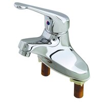 T&S B-2711-LH Centerset Single Lever Faucet with 4" Centers, Long Handle, Temperature Limit Adjustment, and Cerama Cartridge