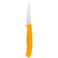 Victorinox 6.7606.L119 3 1/4" Paring Knife with Orange Handle
