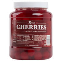 Regal Maraschino Cherries with Stems 1/2 Gallon Jar - 6/Case