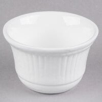 Tablecraft CW1453W 16 oz. White Cast Aluminum Condiment Bowl