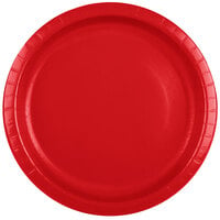 Creative Converting 501031B 10" Classic Red Paper Plate - 240/Case