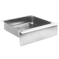 Eagle Group 501571 Stainless Steel 20" x 20" x 5" Work Table Drawer with Pull Flange and Full Front