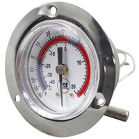 All Points 62-1037 2" Recessed Dial Thermometer with 10" Capillary