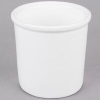 Tablecraft CW1665W 1.25 Qt. White Cast Aluminum Condiment Bowl