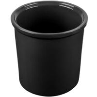 Tablecraft CW1665BK 1.25 Qt. Black Cast Aluminum Condiment Bowl