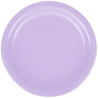 Creative Converting 79193B 7" Luscious Lavender Purple Paper Plate - 240/Case