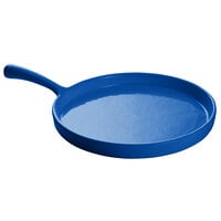 Tablecraft CW4140CBL Blue 7" Cast Aluminum Pizza Tray with Handle